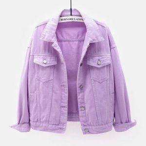 High quality denim jacket women Solid Color Short Denim Jacket